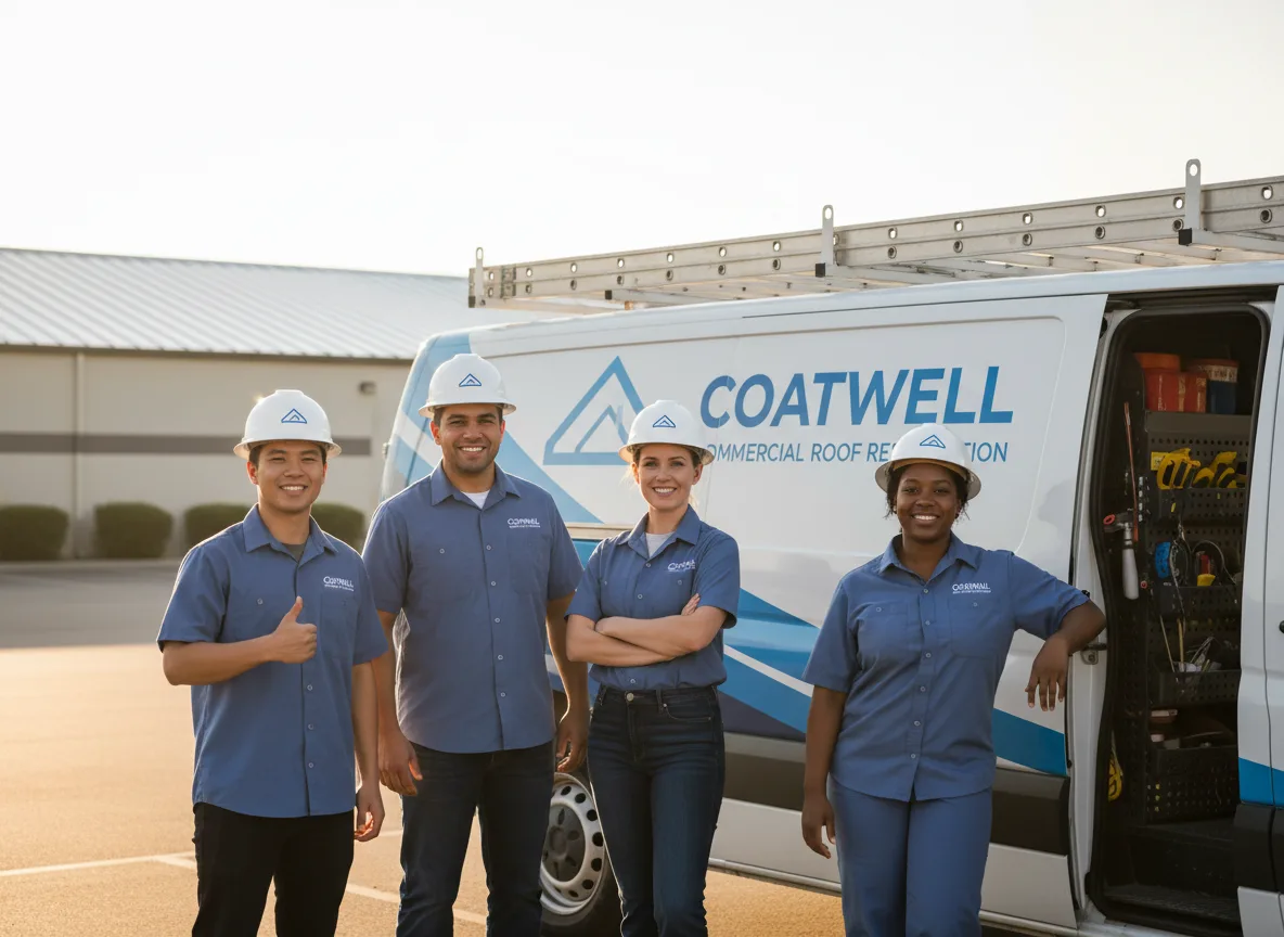 Commercial roof coating company in Arcadia, IA